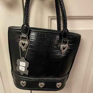 Designer inspired bucket bag